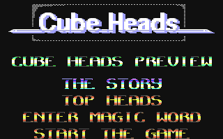 Cube Heads [Preview] Title Screen